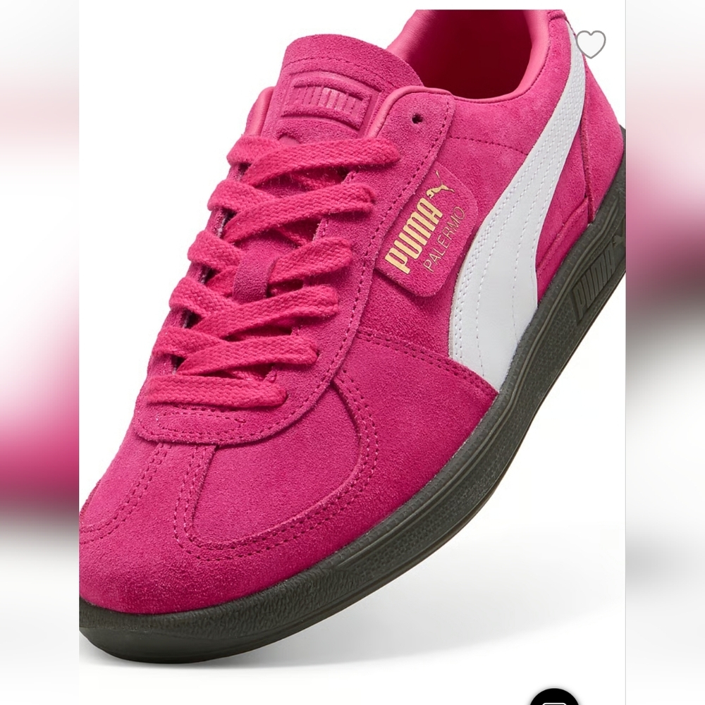 PUMA PALERMO LEATHER SNEAKERS PUMA PINK - Picture 3 of 13